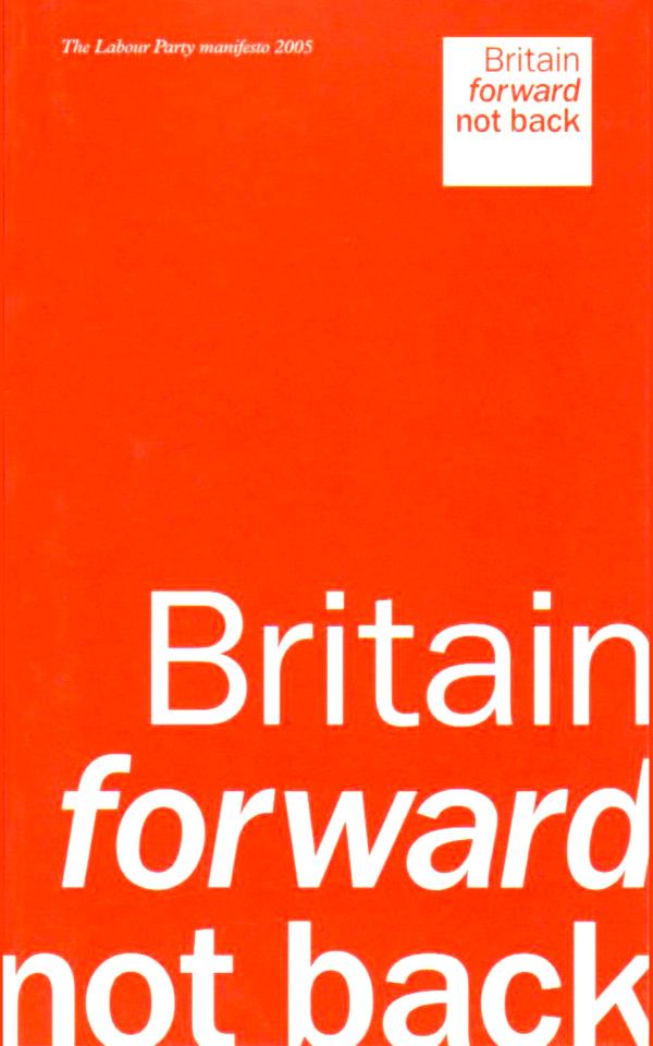 2005 Labour Party Manifesto