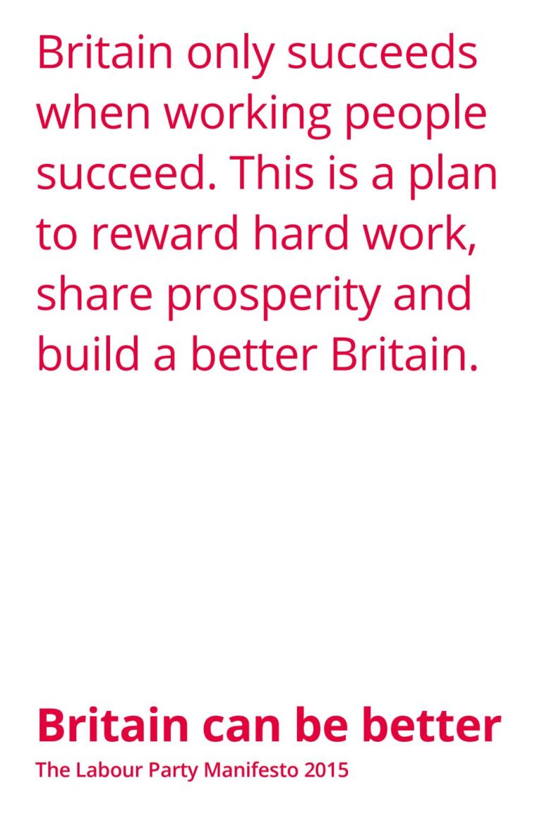 2015 Labour Party Manifesto