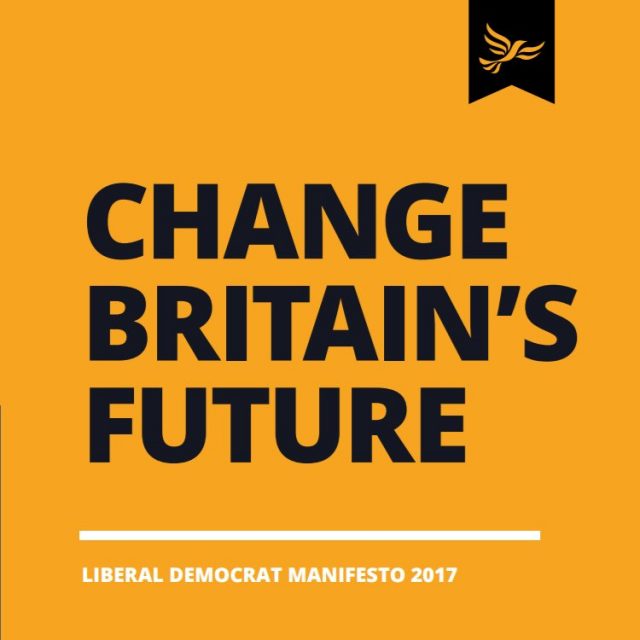 Liberal Democrats Manifesto 2017 : PDF Download » UK Election News