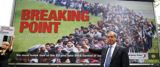 UKIP Breaking Point Immigration Poster
